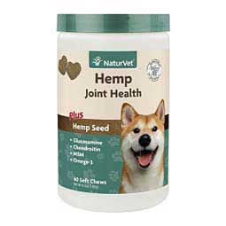Hemp Joint Health Soft Chews for Dogs  NaturVet